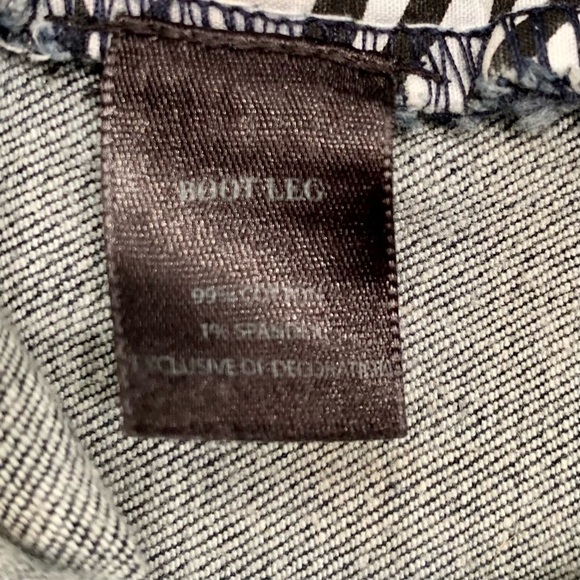 White House Black Market Jeans Adult 10R Blue Pockets Boot Leg Women’s - Picture 12 of 13